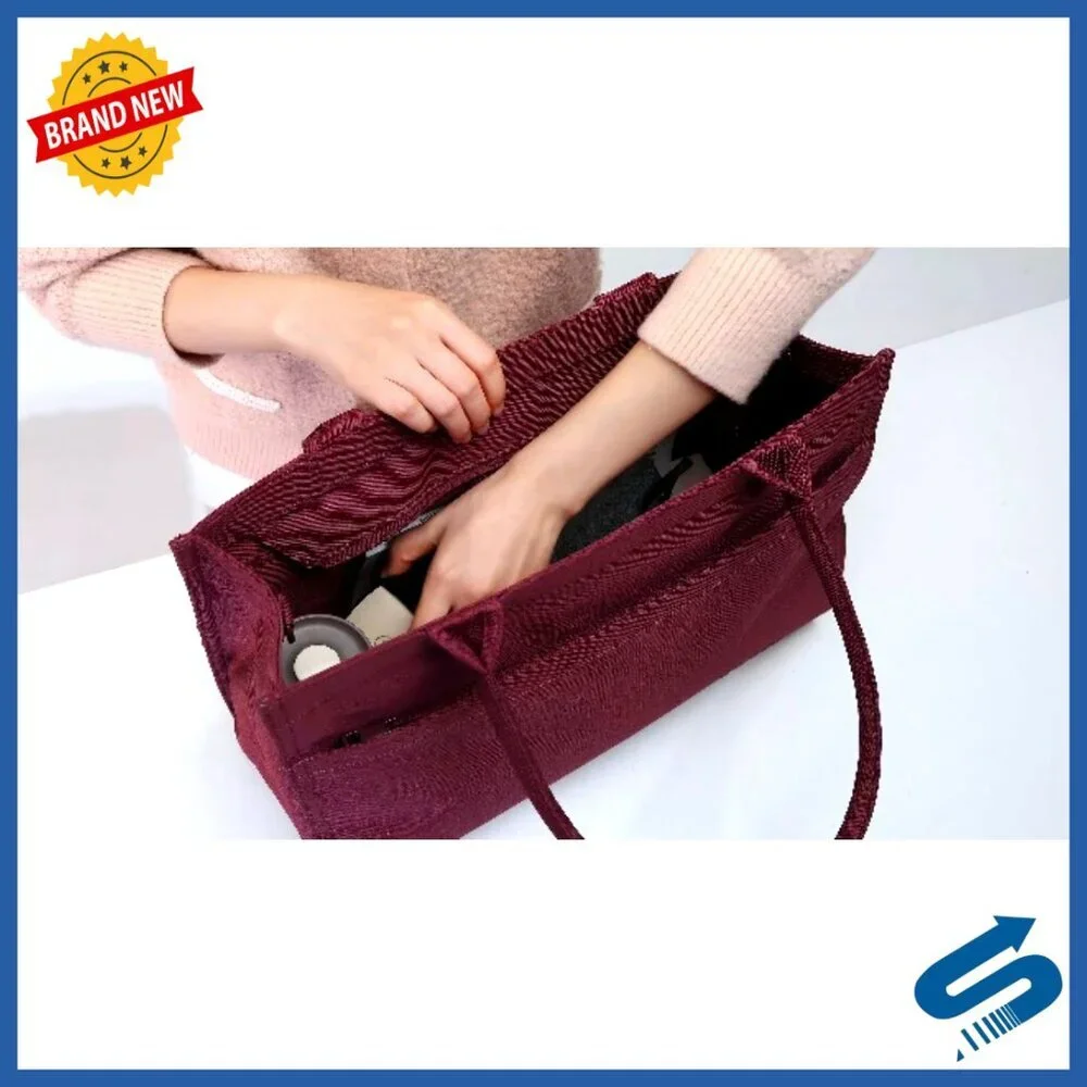 Large Canvas Tote Bag with Zipper Laptop Compartment Work Travel Purse